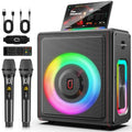 Portable Bluetooth Karaoke Machine with 2 Wireless Microphones G758
