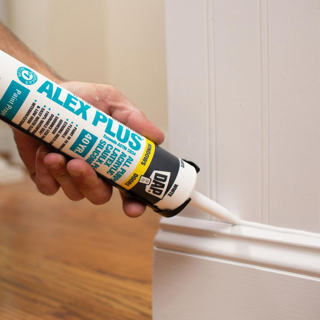 White Acrylic Latex Silicone Caulk G719874