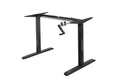 Black Height Adjustable Crank Desk Frame E8645