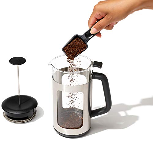 Stainless Steel French Press Coffee Maker 32oz Q6897