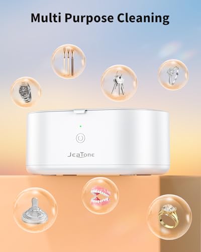 Ultrasonic Jewelry Cleaner Machine 20oz 46KHz 304 Stainless Steel I801