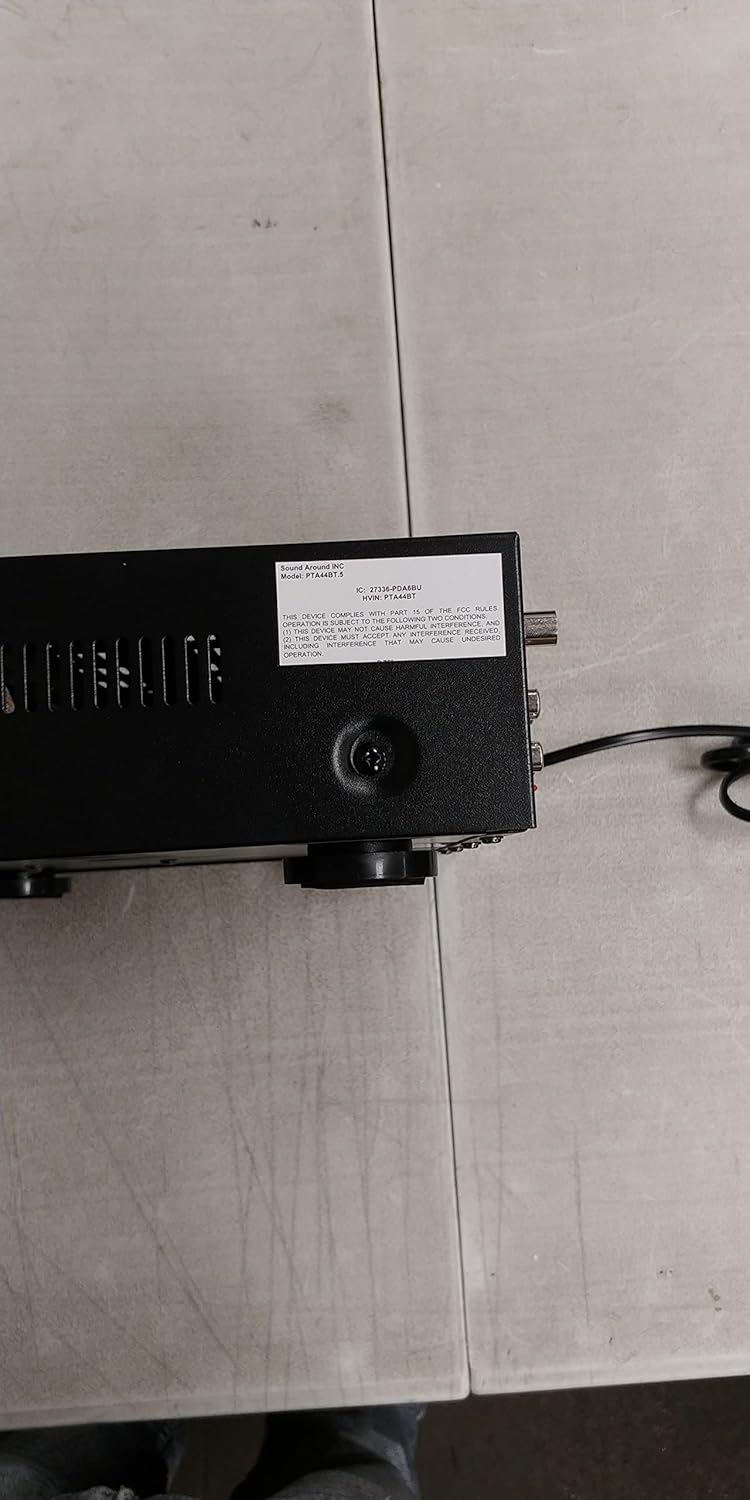 500W 4 Channel Bluetooth Amplifier with FM, USB, Microphone T18080