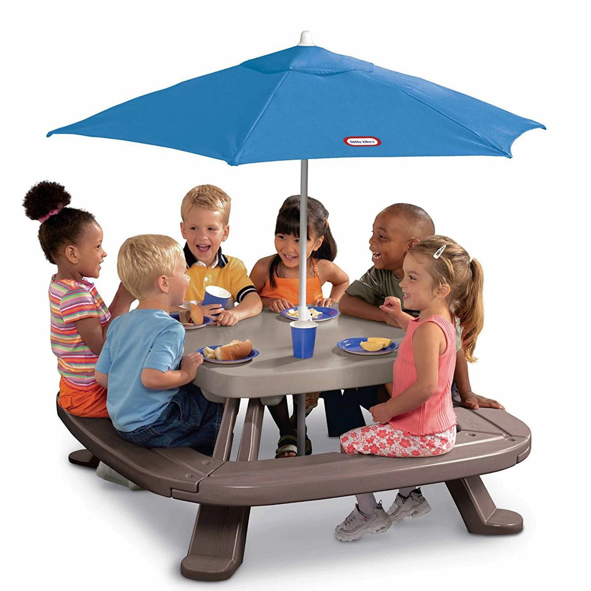 Kids Picnic Table with Umbrella X19339