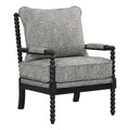 Graphite Black Fabric Chair B60143