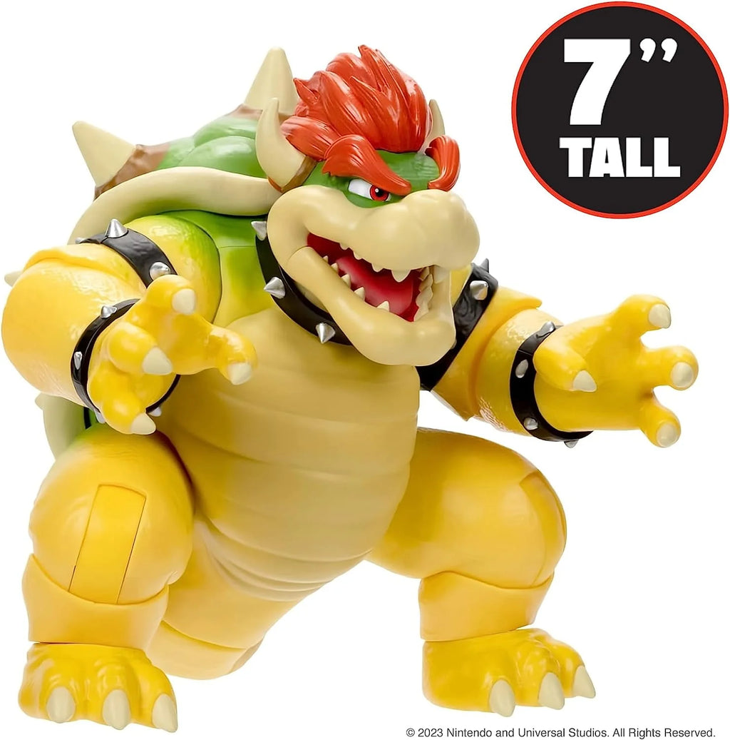 7 inch Bowser Action Figure with Fire Breathing Effects F719