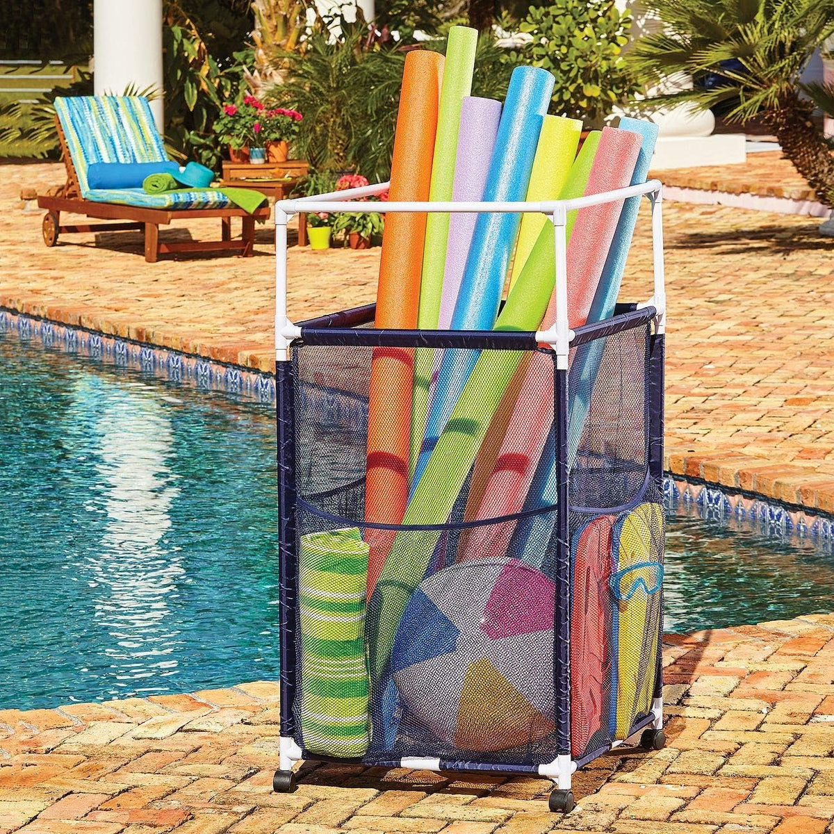 Pool Noodle Organizer Storage Cart T165329
