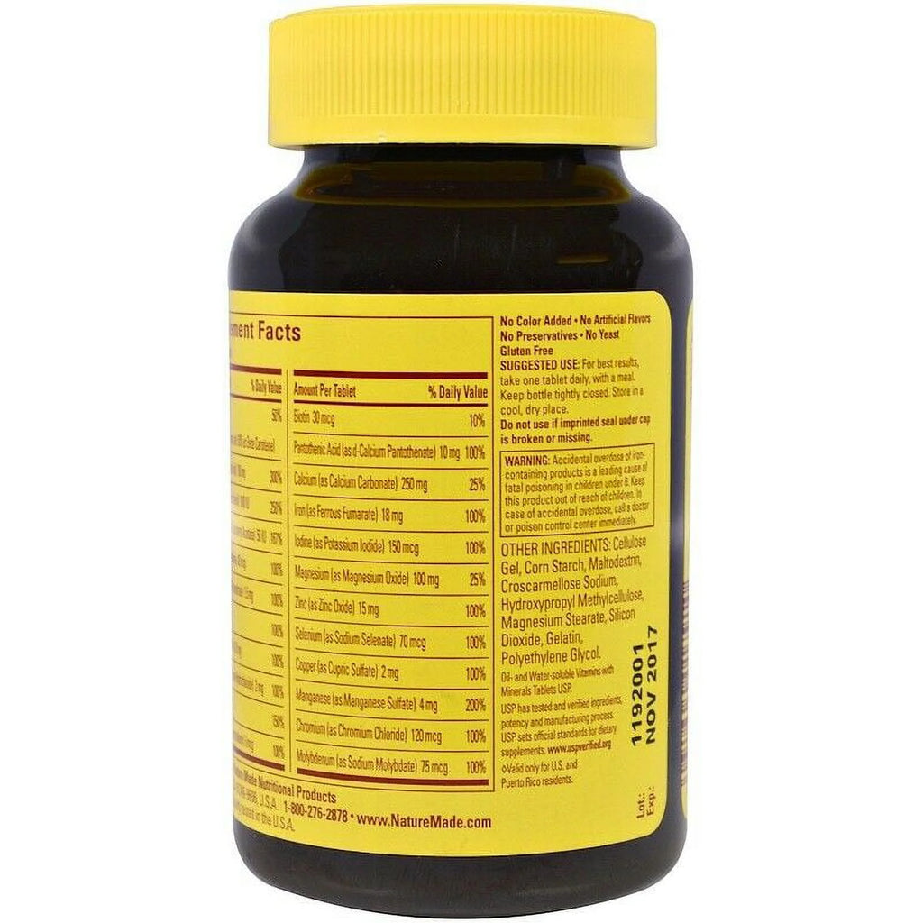 90ct 3-Pack Dietary Supplement Tablets with Iron & Calcium D3 R8906