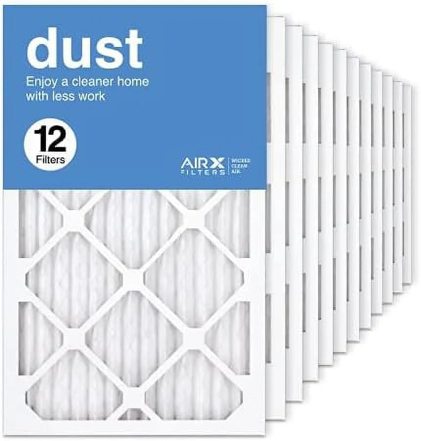 13X21.5X1 MERV 8 Pleated Air Filter Box Of 12 P3128