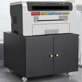 White 2 Door Steel Mobile Copier Stand G956