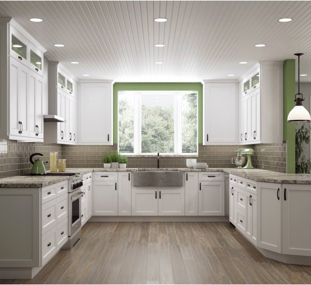 White 2 Doors 2 Shelves Wall Cabinet Y74680