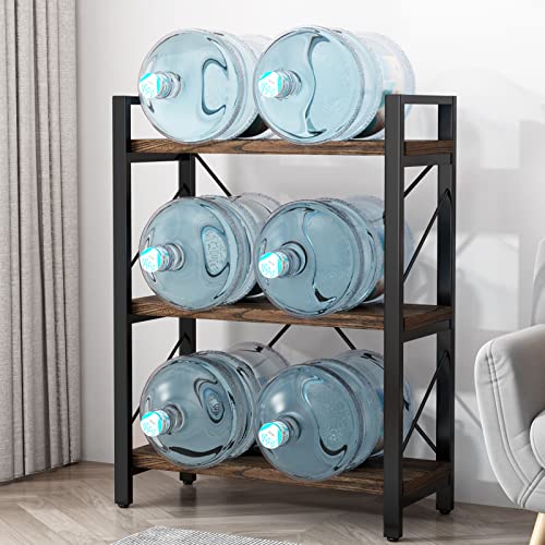 4 Tier Rustic Solid Wood Metal Bookshelf Z6350