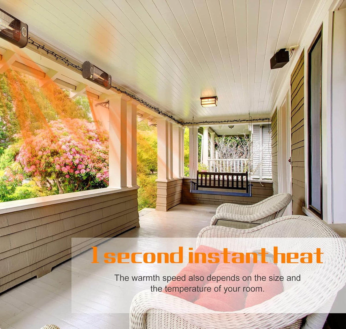 1500W Electric Infrared Patio Heater F911853