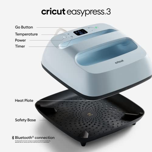 Heat Press Machine (9"x 9") with Heat Press Mat (12" x 12") S4073