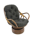 Swivel Rocker Chair with Solid Cushion C1884