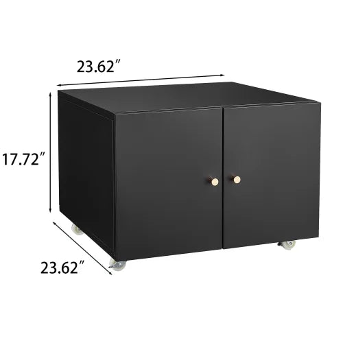 White 2 Door Steel Mobile Copier Stand G956
