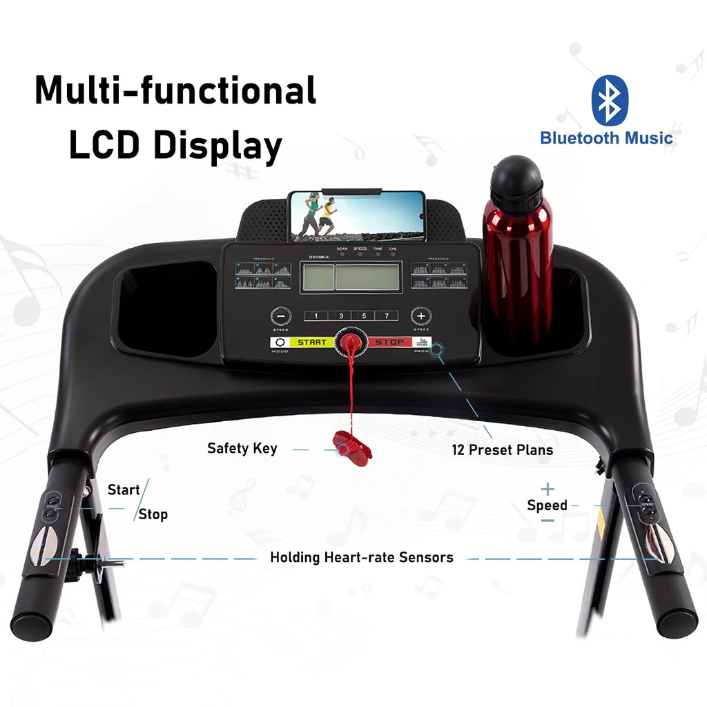 2.5HP Folding Treadmill with Incline G168