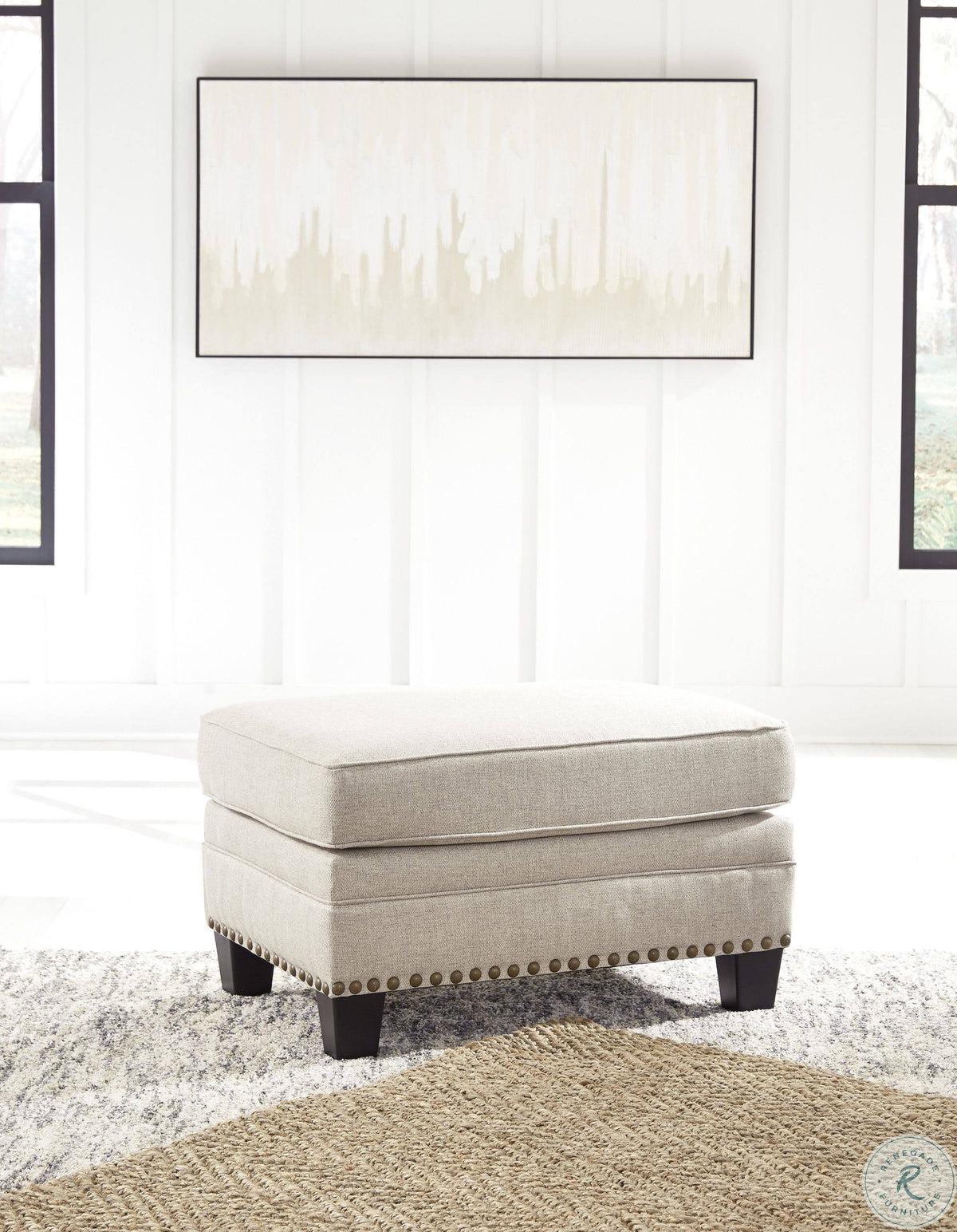 Linen Ottoman N97516