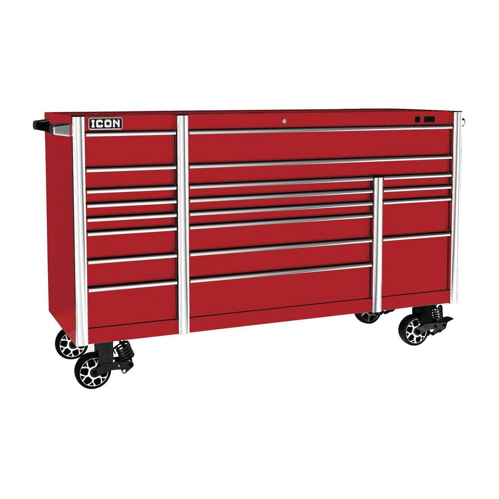 73 in. x 25 in. Red Roll Cab S12360