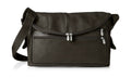 Black Leather Cross Body Tote A29535