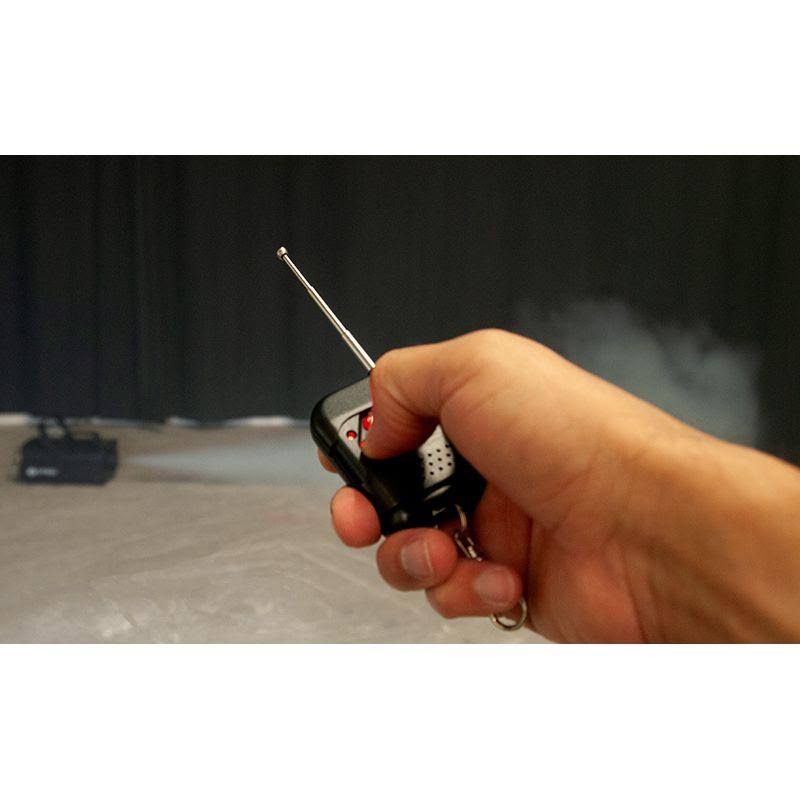 Black 1000 W Mobile Fog Machine with Wireless Remote Control S316
