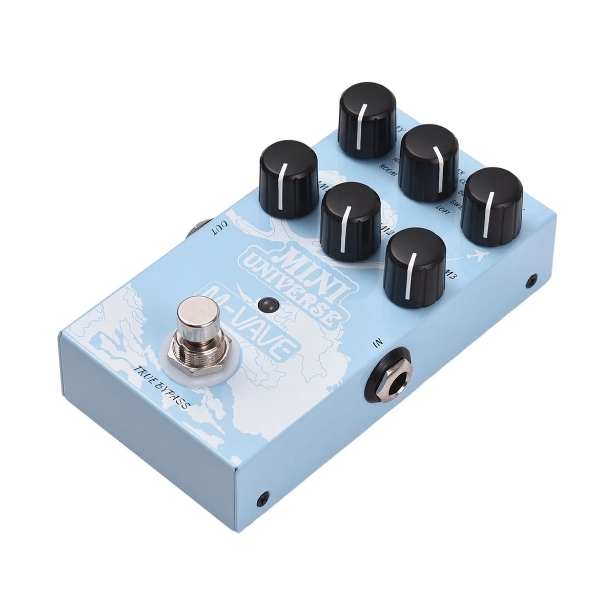 MINI UNIVERSE 9 Mode Reverb Guitar Effect Pedal W9946