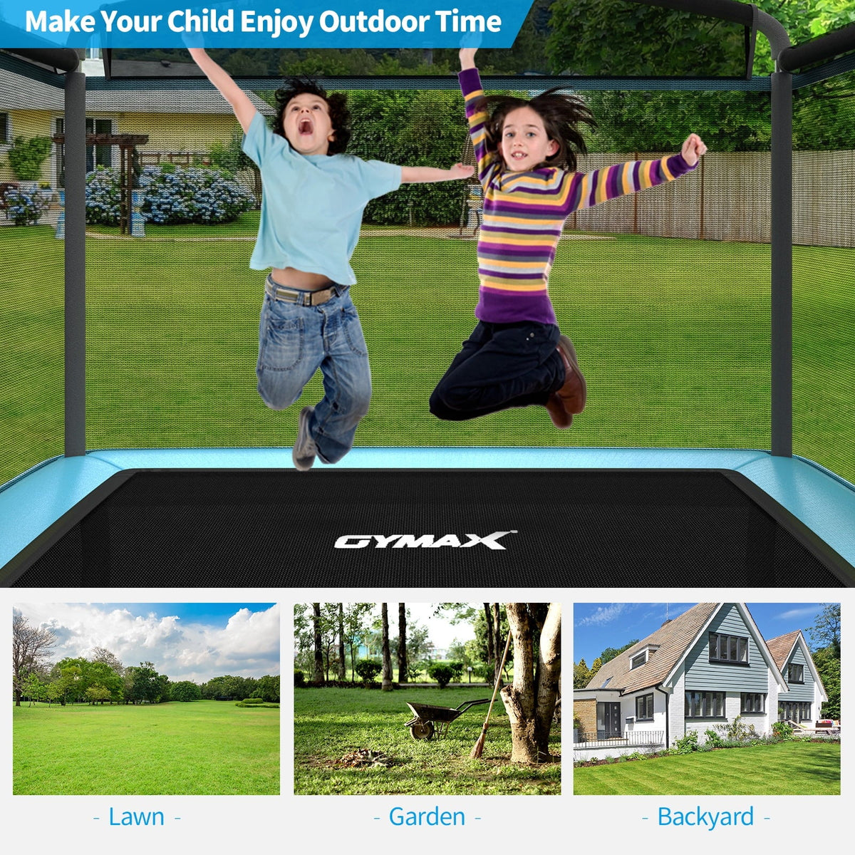 6FT Kids Recreational Trampoline with Swing I28727