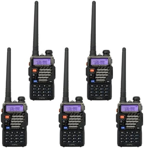 Black Handheld Two Way Radio with Earpiece I349132