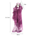 Orange Halloween Skull Doll Decoration Prop O963577