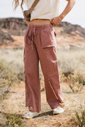 Mauve Cargo Pants Z224