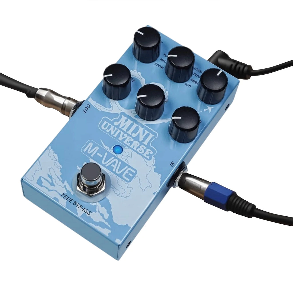 MINI UNIVERSE 9 Mode Reverb Guitar Effect Pedal W9946