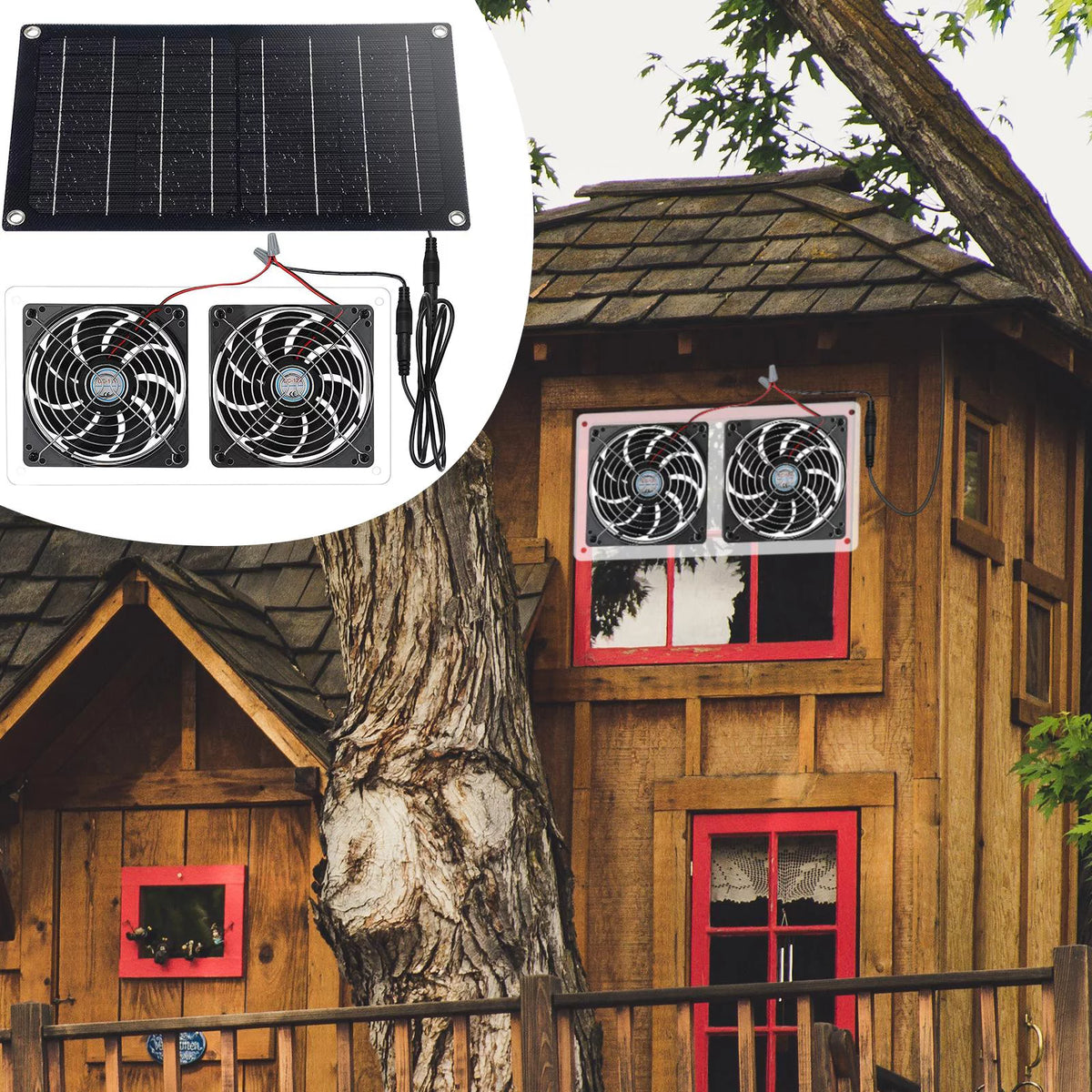 Waterproof Solar Fan Ventilator I68528