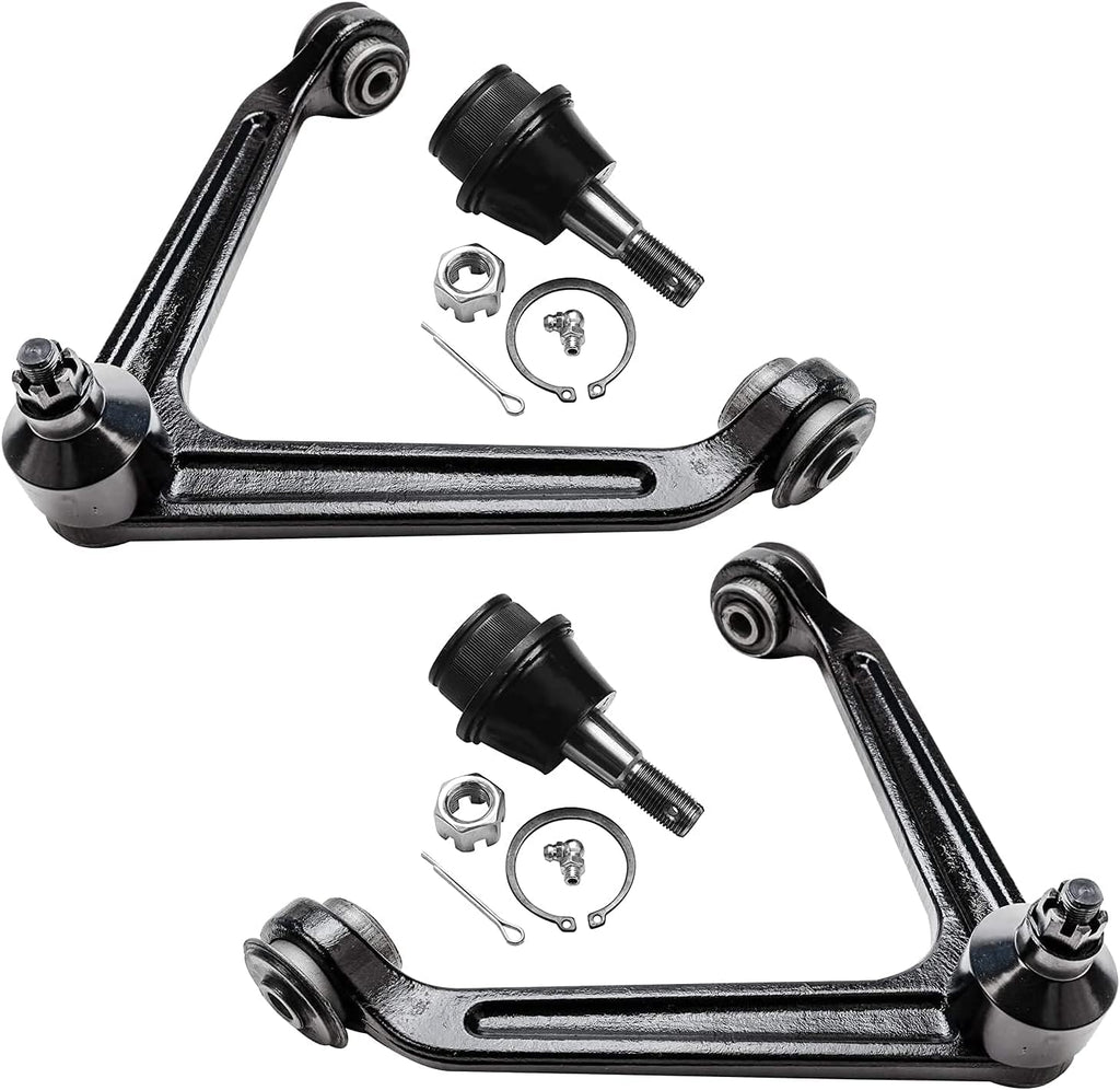 Front Upper Control Arms Ball Joints Sway Bars Tie Rods 10pc Set T456670