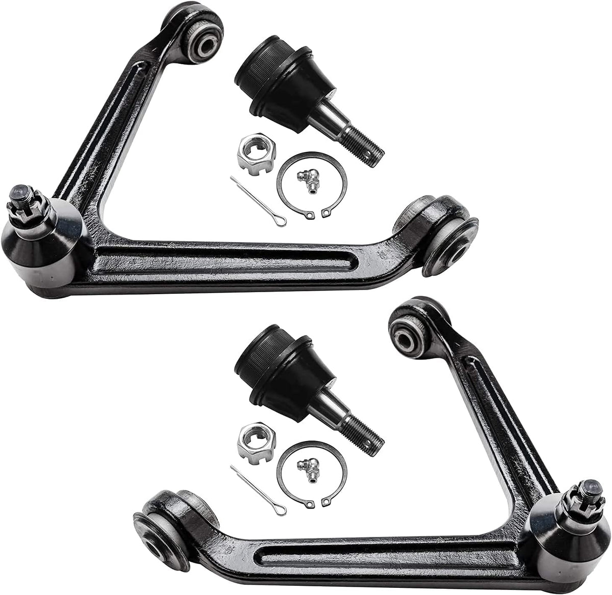 Front Upper Control Arms Ball Joints Sway Bars Tie Rods 10pc Set T456670