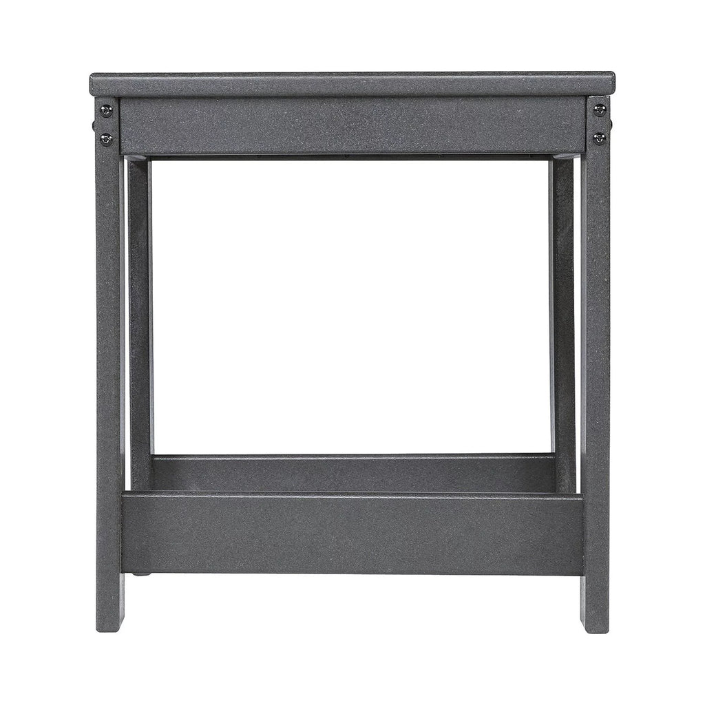 Charcoal Gray Outdoor End Table U292288