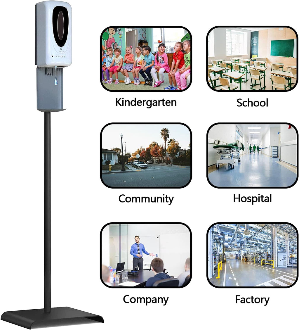 Touchless Hand Sanitizer Dispenser with Stand and 3 Nozzles M198578