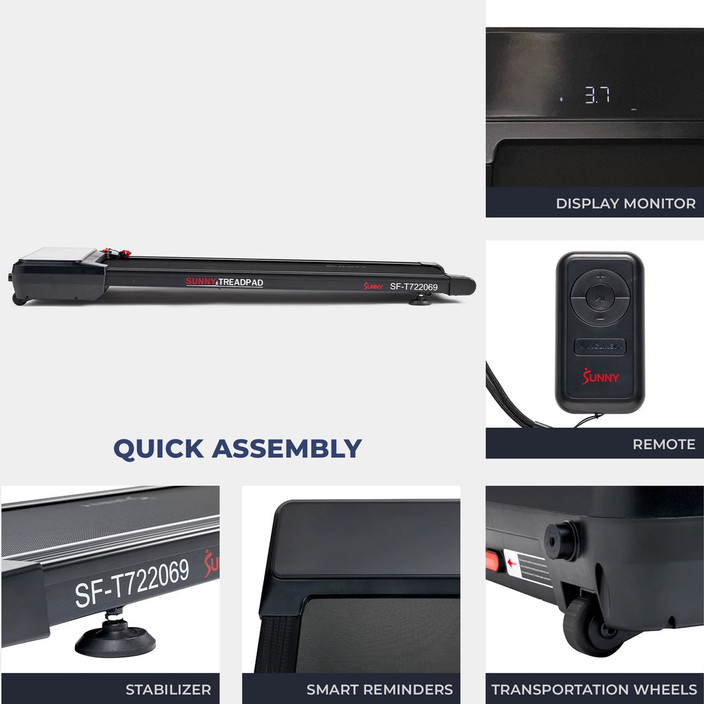 Compact Smart Treadmill with 6-Level Auto Incline C2300