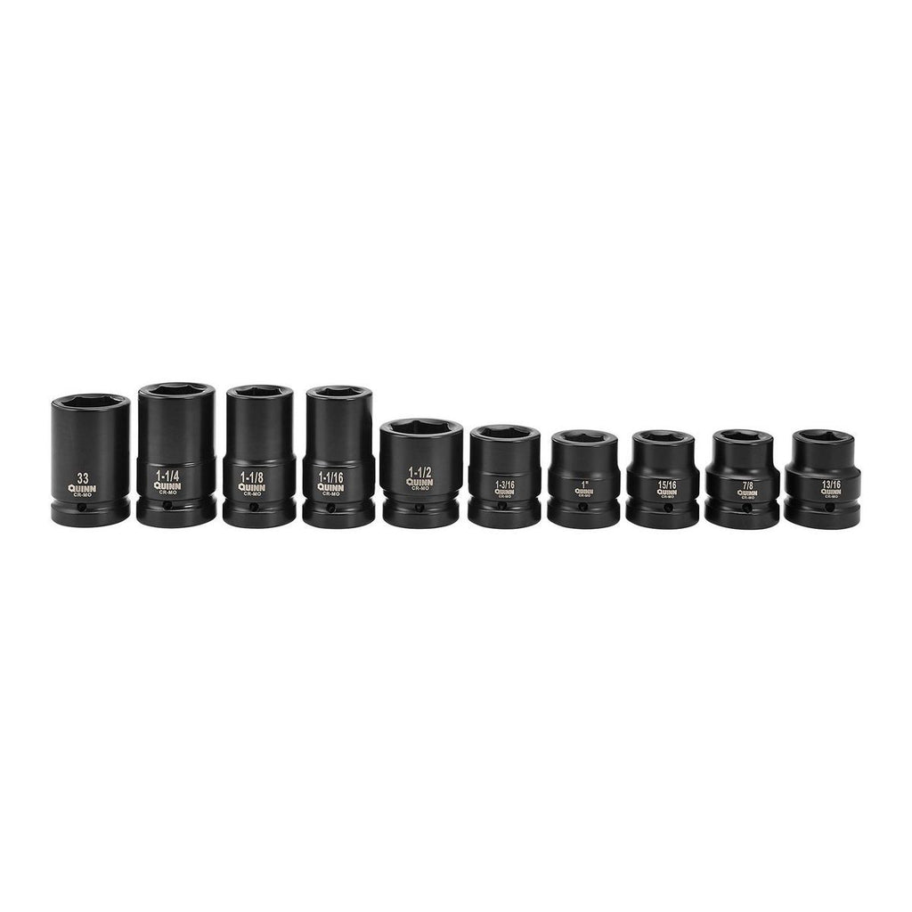 1 in. Drive SAE and Metric Impact Set, 10-Piece B80253