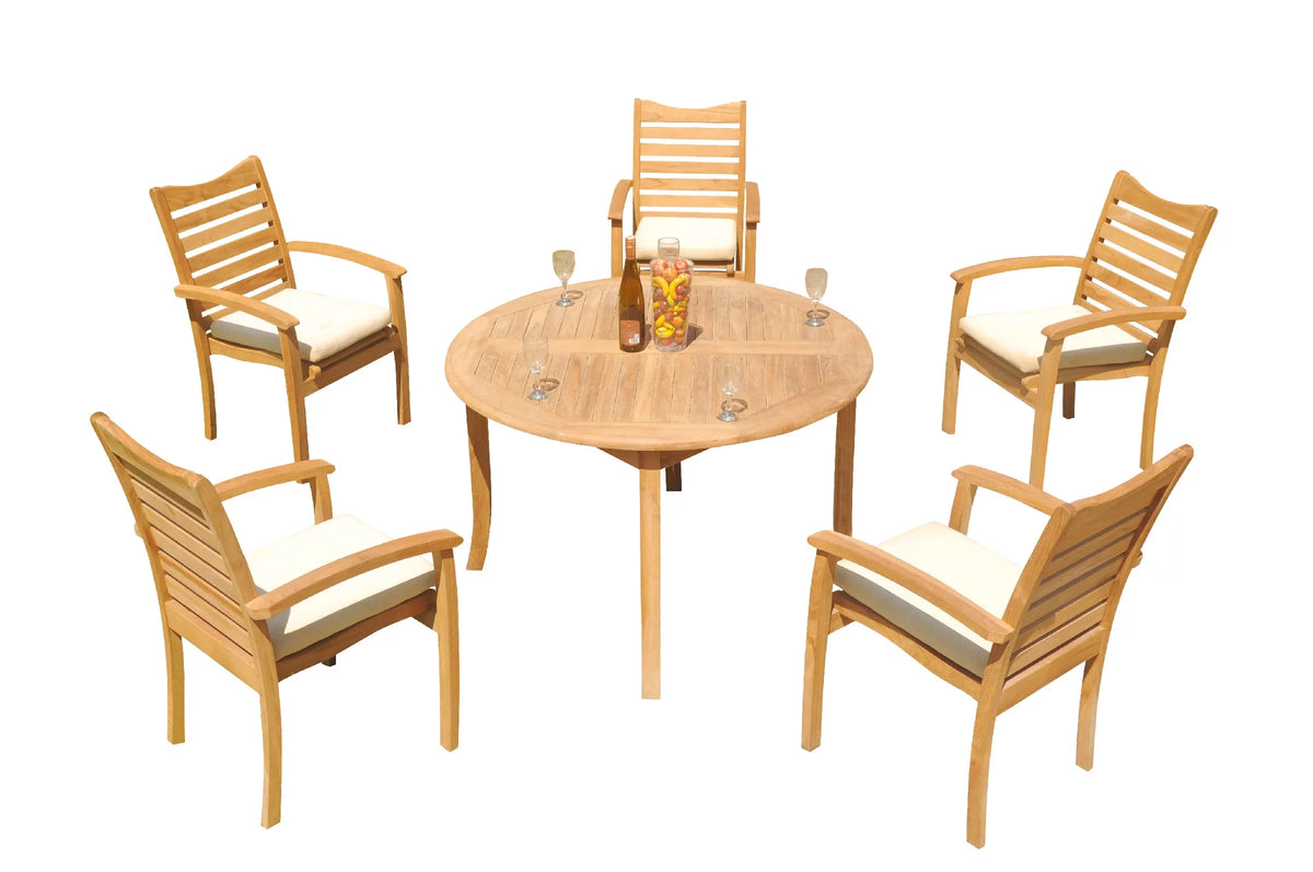 5 Seater 6 Pc Teak Dining Set T192525