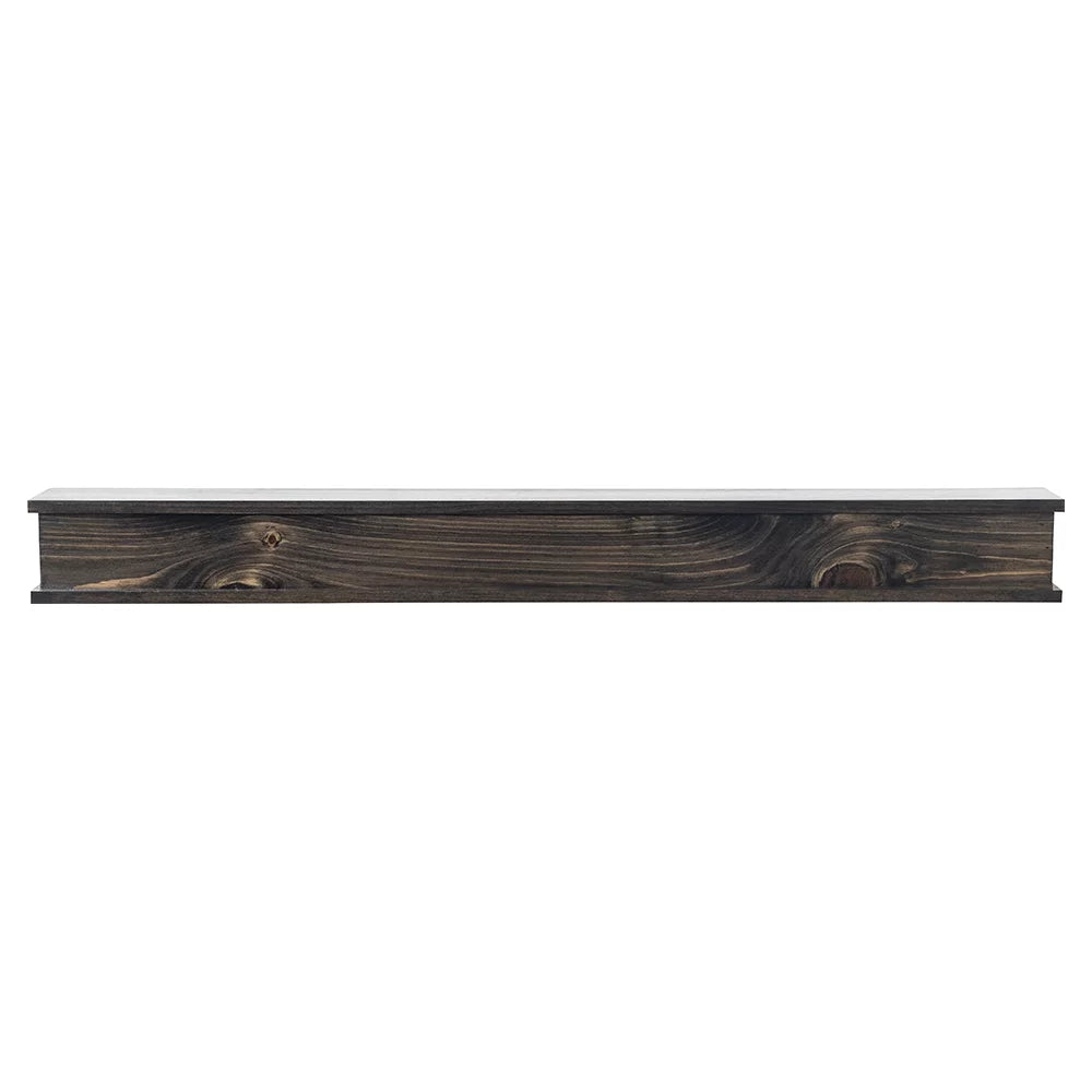 72 inch Floating Wood Fireplace Mantel Shelf X9175