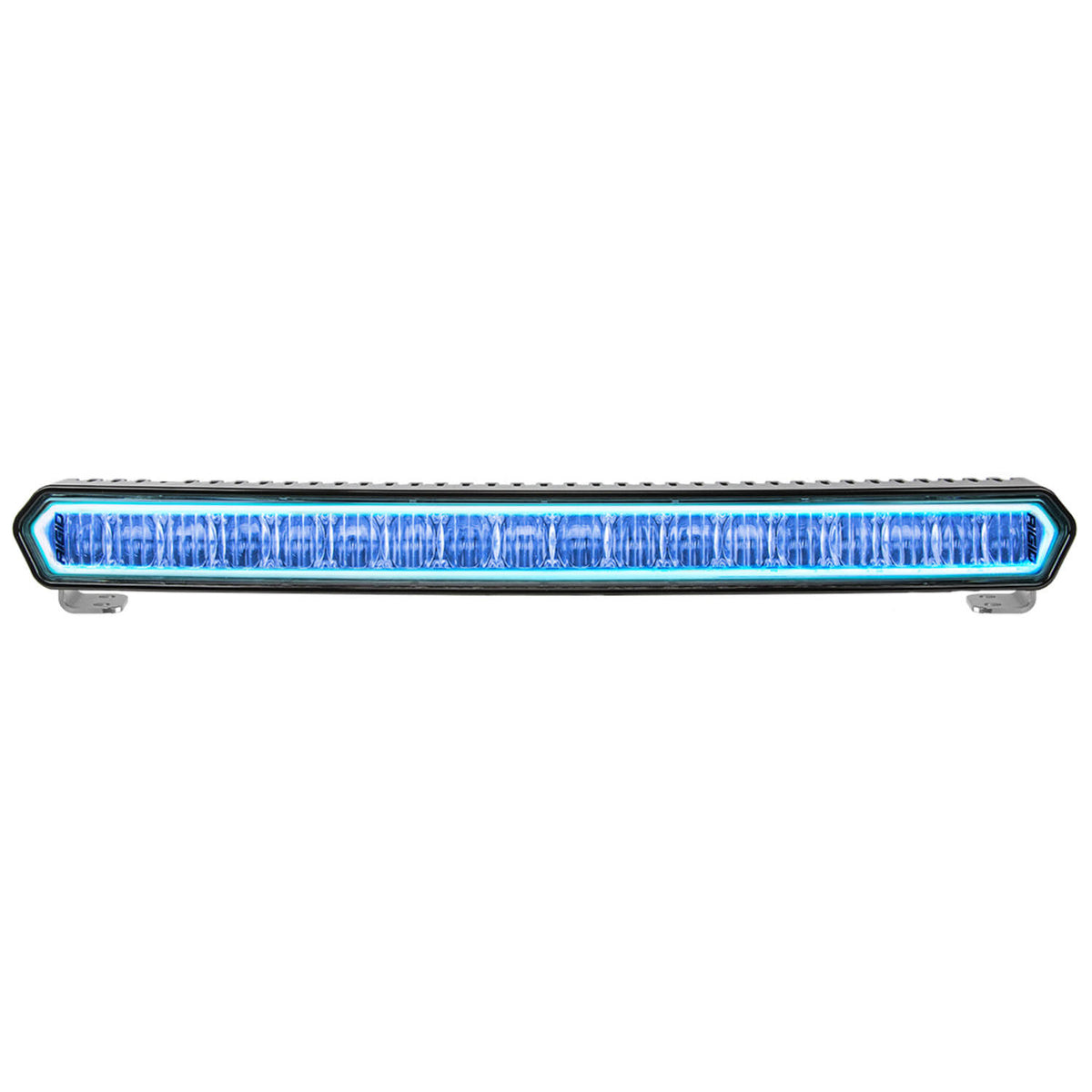 20 inch LED Light Bar Black Blue Halo Off Road I171006