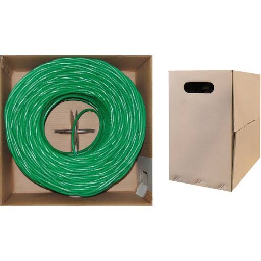 Green 1000 ft Cat5e Bulk Cable B98664