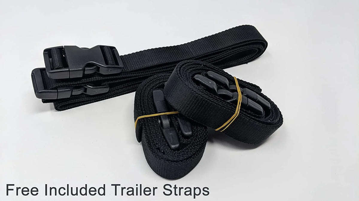 Gray/Black Jet Ski Covers with Trailer Straps and Storage Bag H2560