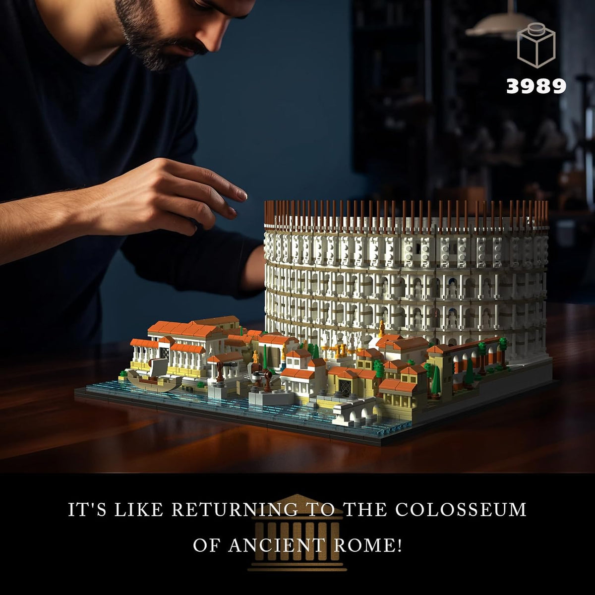 Roman Colosseum Building Set, 3989 Pieces B443506