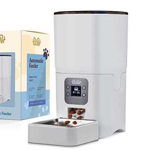 6-L Automatic Cat Food Dispenser with LCD Screen X264874