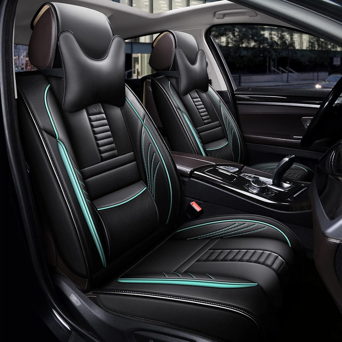 Leather Waterproof Car Seat Cover Full Set I650