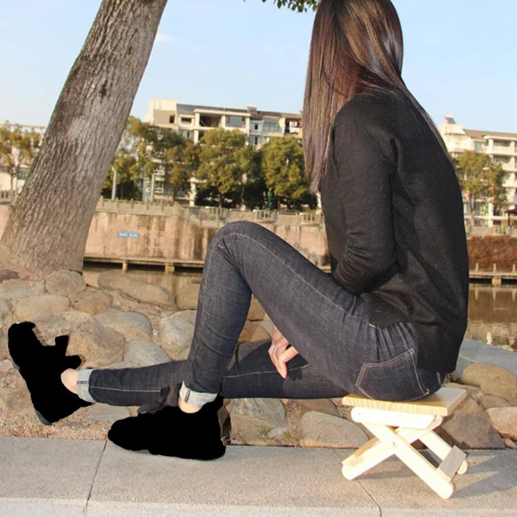Folding Wooden Step Stool Q944