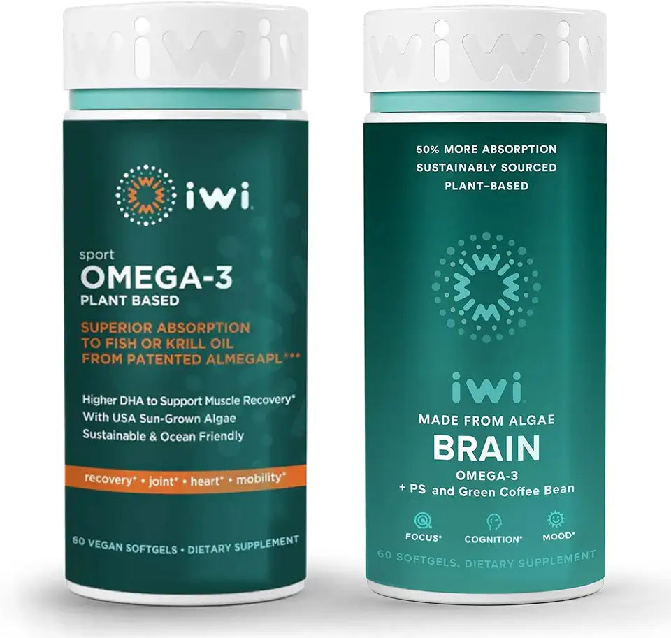 Vegan Plant-Based Algae Omega-3 with EPA + DHA Q14443