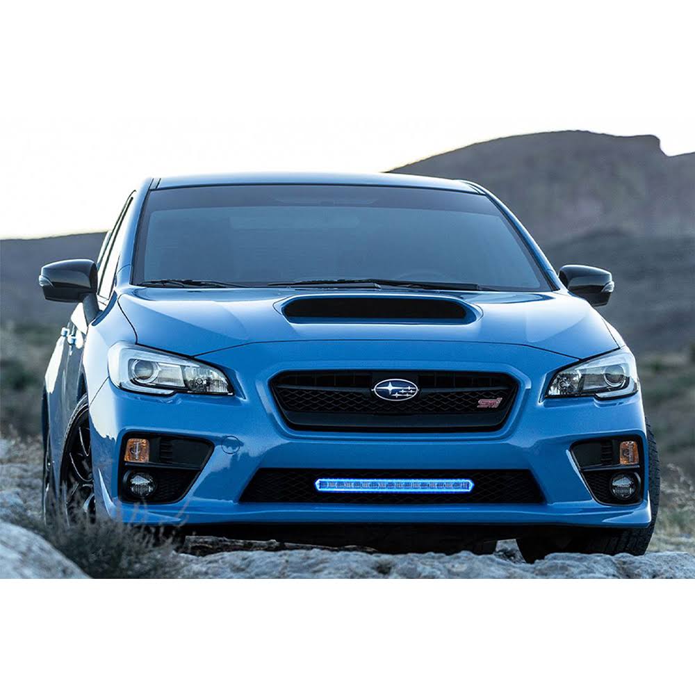 20 inch LED Light Bar Black Blue Halo Off Road I171006