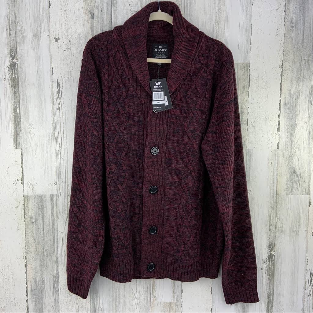 XXL Cable Knit Cardigan L795248