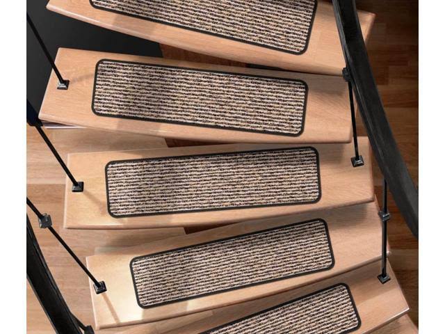 15 Pc Black Carpet Stair Treads I309